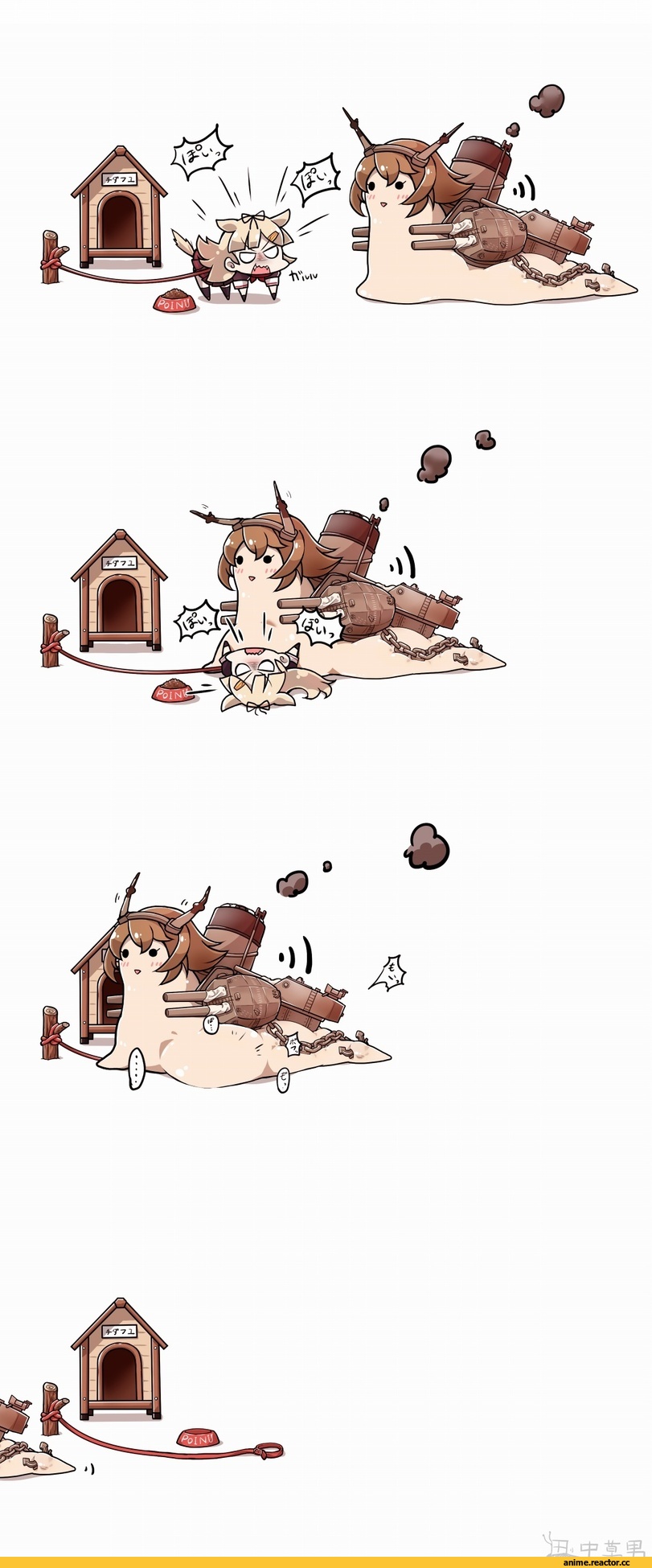 yuudachi (kantai collection), Kantai Collection, Mutsu (Kantai Collection), mutsu (snail), tanaka kusao, Кантай комиксы, Anime Комиксы, Anime