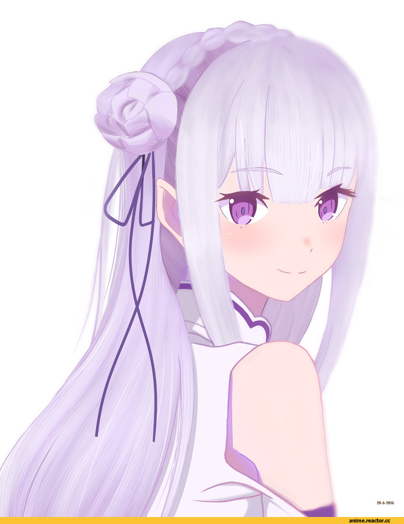Emilia (re zero), Re Zero Kara Hajimeru Isekai Seikatsu, Anime