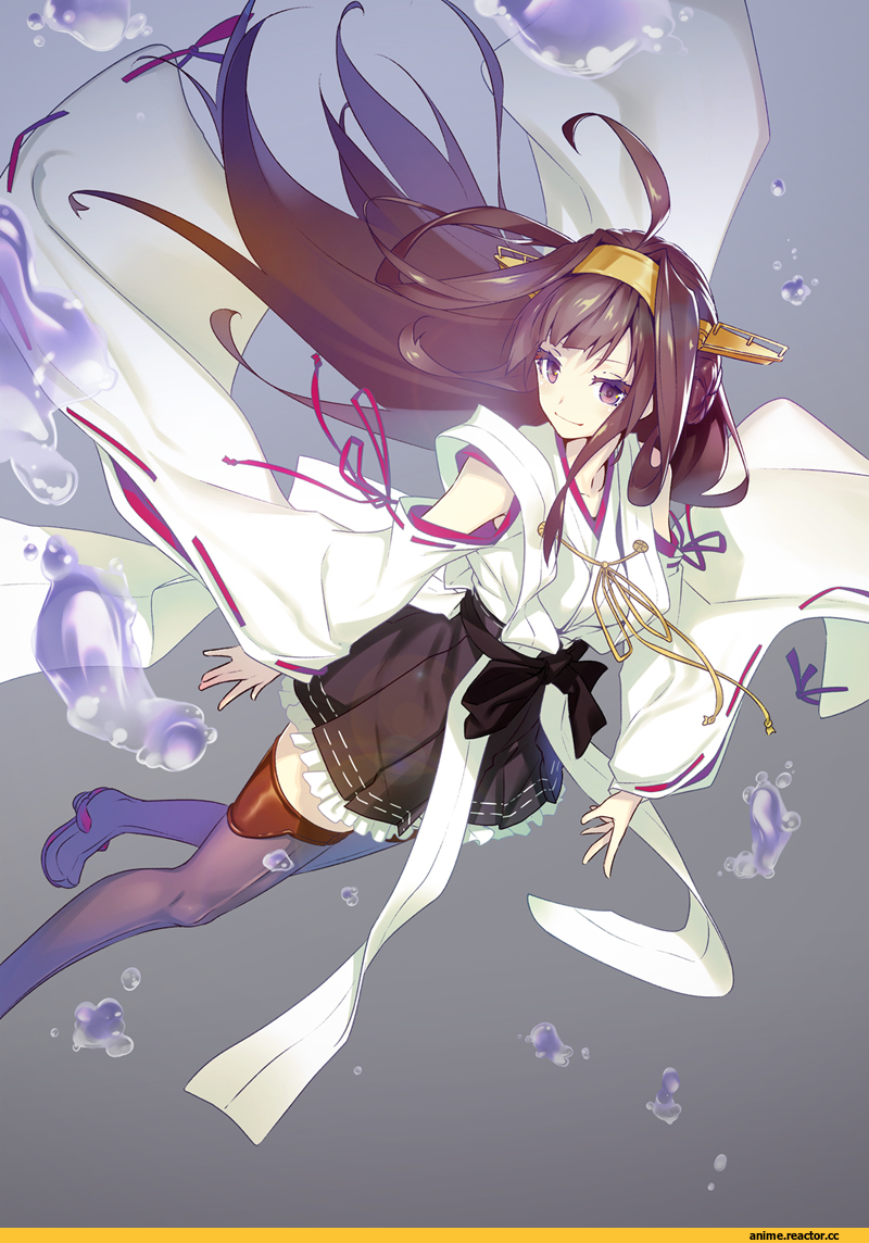 Kongou (Kantai Collection), Kantai Collection, Nilitsu, Anime Art, Anime
