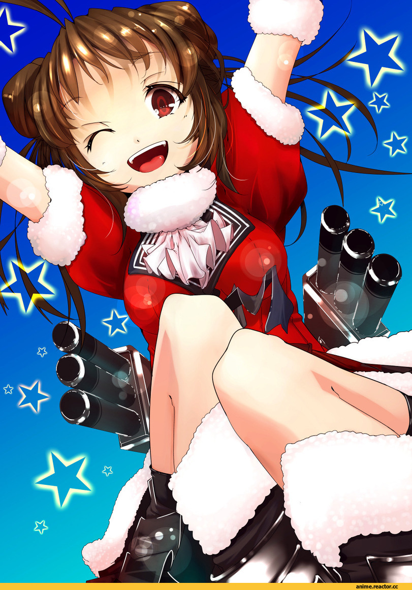 Naka (Kantai Collection), Kantai Collection, Anime Art, junya-san, Anime Christmas, Anime
