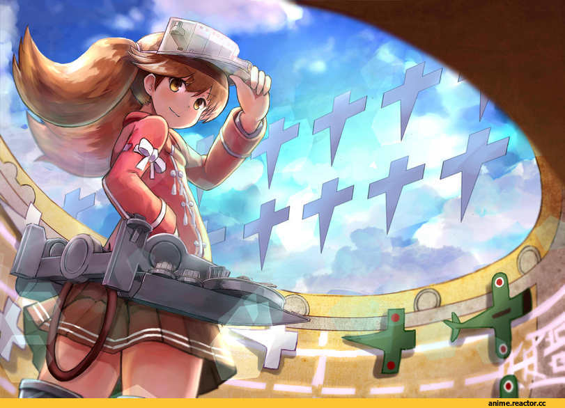 Ryuujou, Kantai Collection, okitsugu, Anime Art, Anime