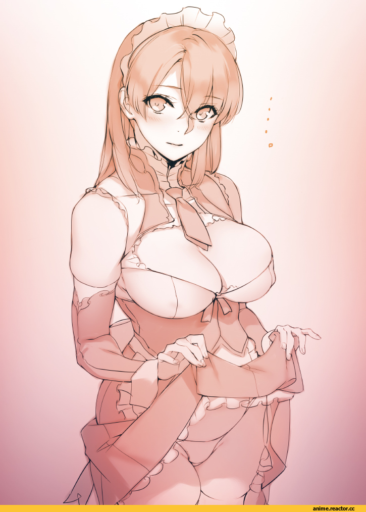 Anime Art, Sasaoka Gungu, Monochrome (Anime), Maid, Adult pantsu, Anime Ero, Anime