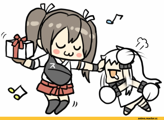 Northern Ocean Hime, Kantai Collection, Zuikaku, lang (chikage36), Anime Гифки, Anime