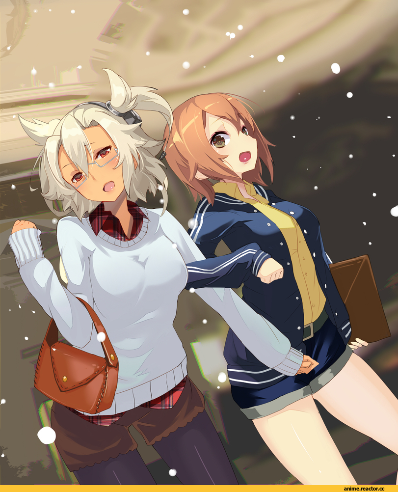 Shiratsuyu (Kantai Collection), Kantai Collection, Musashi (Kantai Collection), sakuhiko, Anime