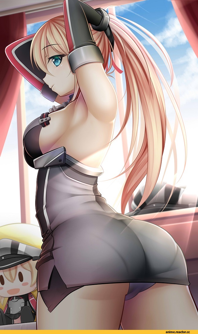 bismarck, Kantai Collection, Guardian-Panda, Anime Adult pantsu, Anime Ero, oshiri, Anime