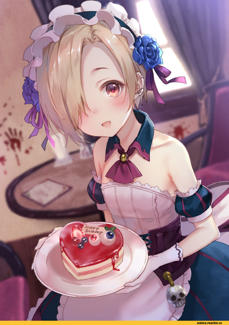Shirasaka Koume, Idolmaster, Maid, Fukahire Sanba, Anime Art, Anime