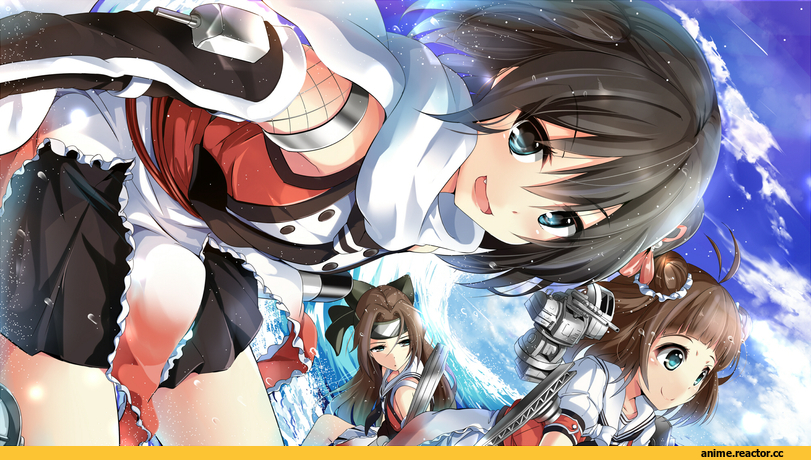 natsu (anta tte hitoha), Sendai (Kantai Collection), Kantai Collection, Naka (Kantai Collection), Jintsuu (Kantai Collection), Anime