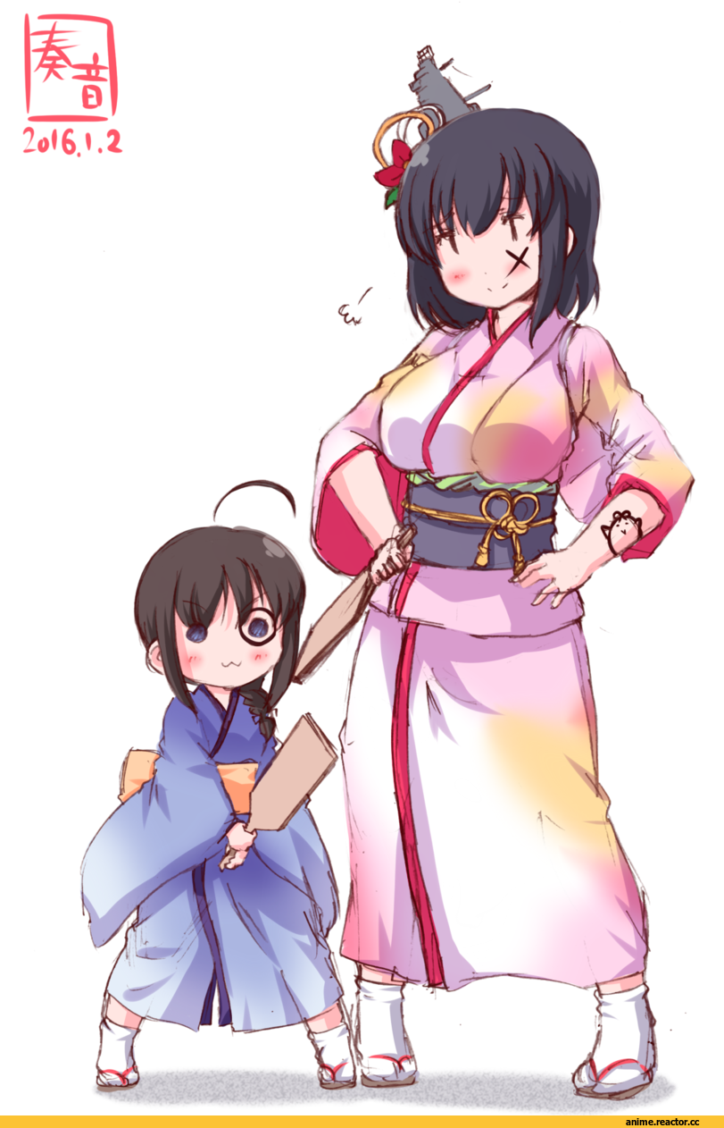 kanon (kurogane knights), Yamashiro, Kantai Collection, Shigure (Kantai Collection), Anime