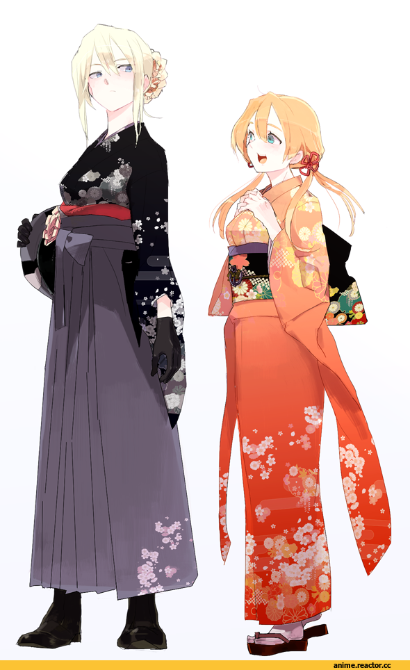 Kantai Collection, Bismarck (Kantai Collection), Prinz Eugen (Kantai Collection), Anime Art, dqn, Anime