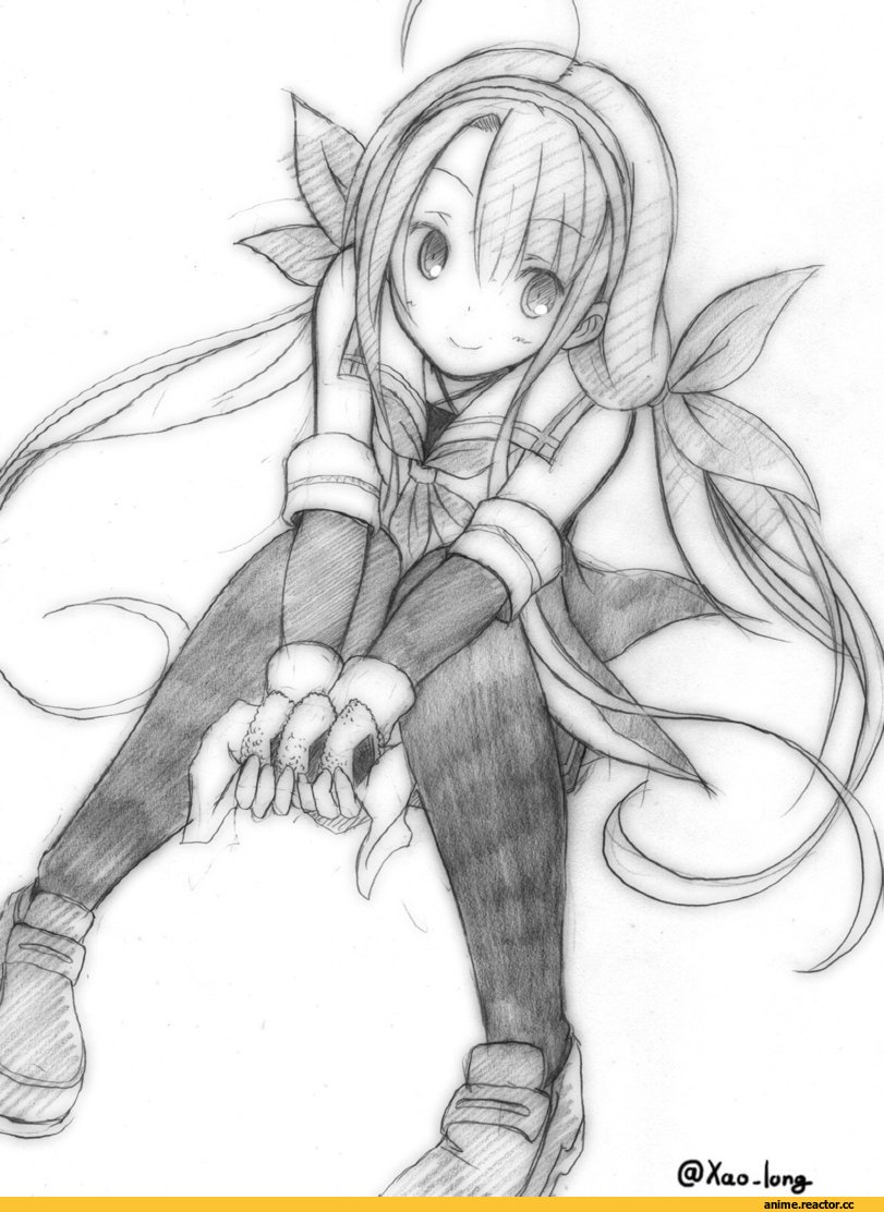 chicken99, Kawakaze (Kantai Collection), Kantai Collection, Monochrome (Anime), Anime Art, Anime