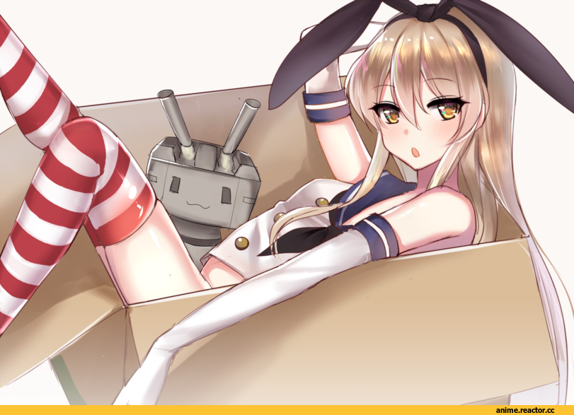 meaomao, shimakaze (kantai collection), Kantai Collection, Anime