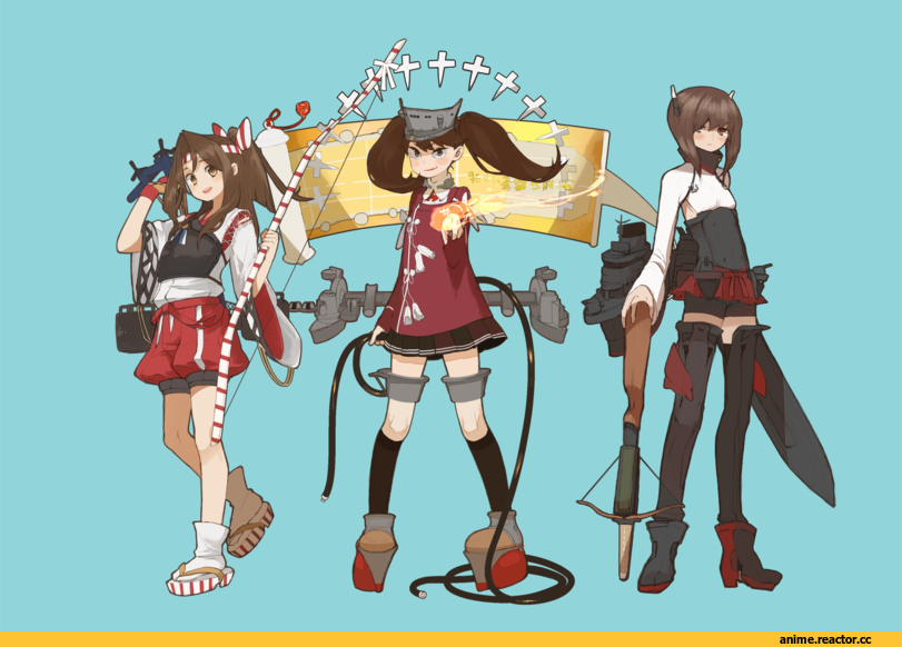 Ryuujou, Kantai Collection, Taihou, Zuihou, mugijiru (lachrymose), Anime