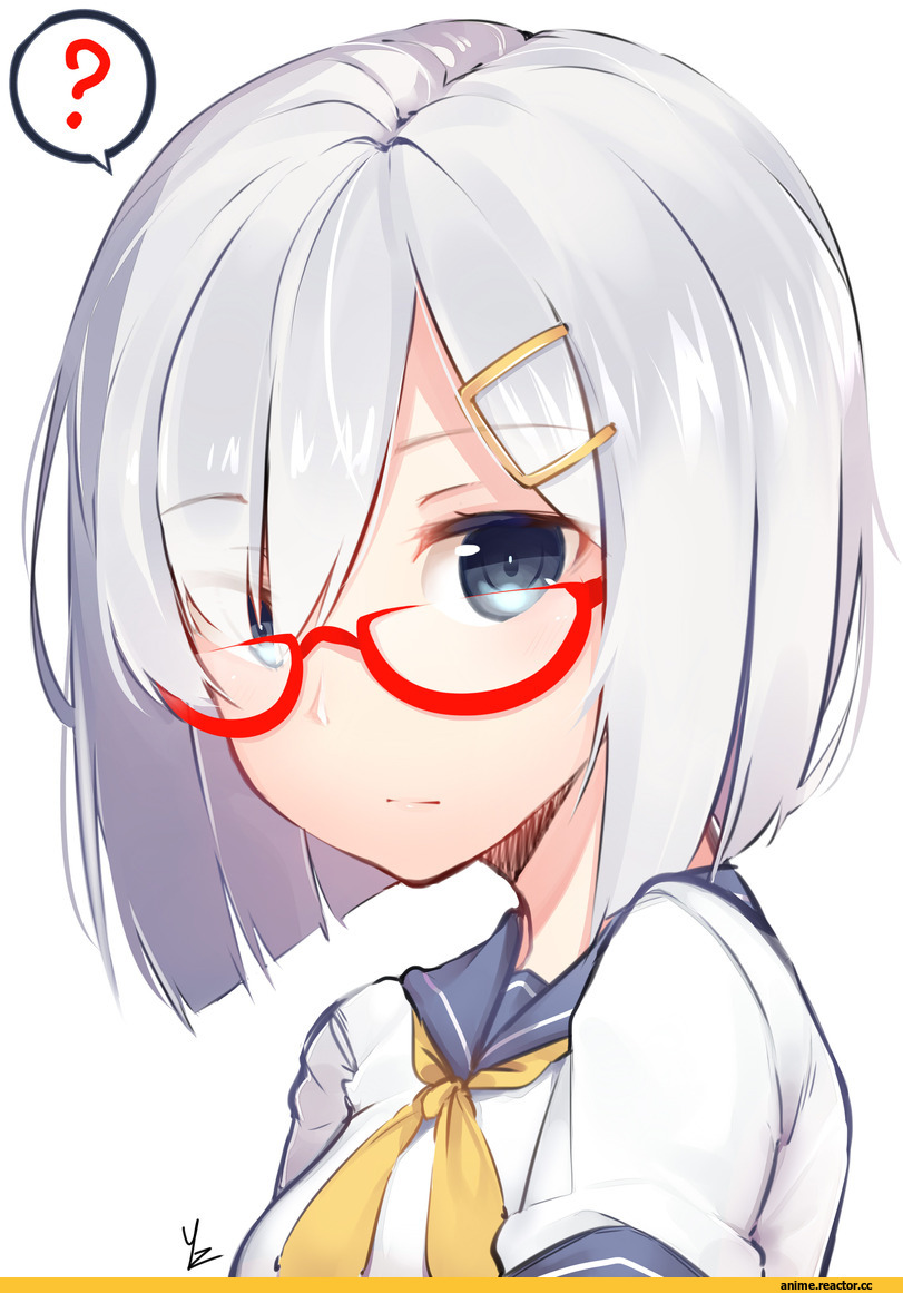 Hamakaze (Kantai Collection), Kantai Collection, Megane, Anime