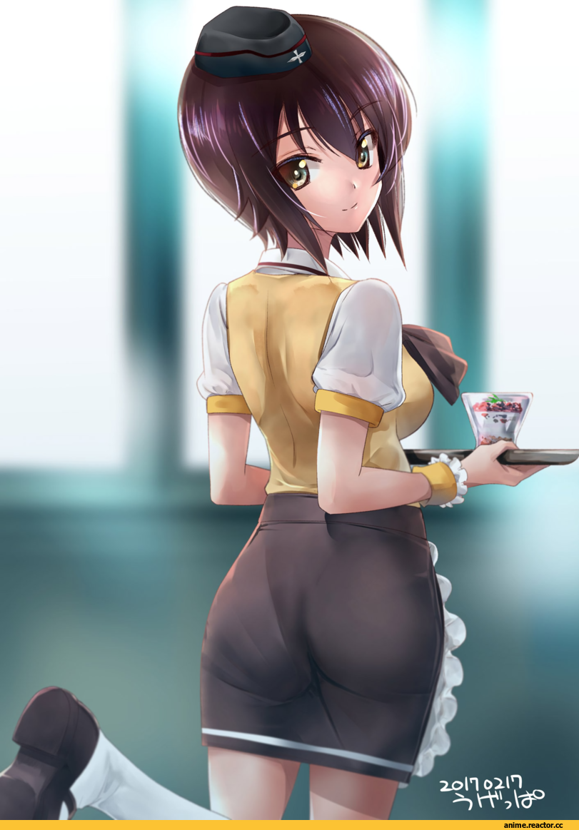 Girls und Panzer, Maho Nishizumi, Maid, ugeppa, Anime
