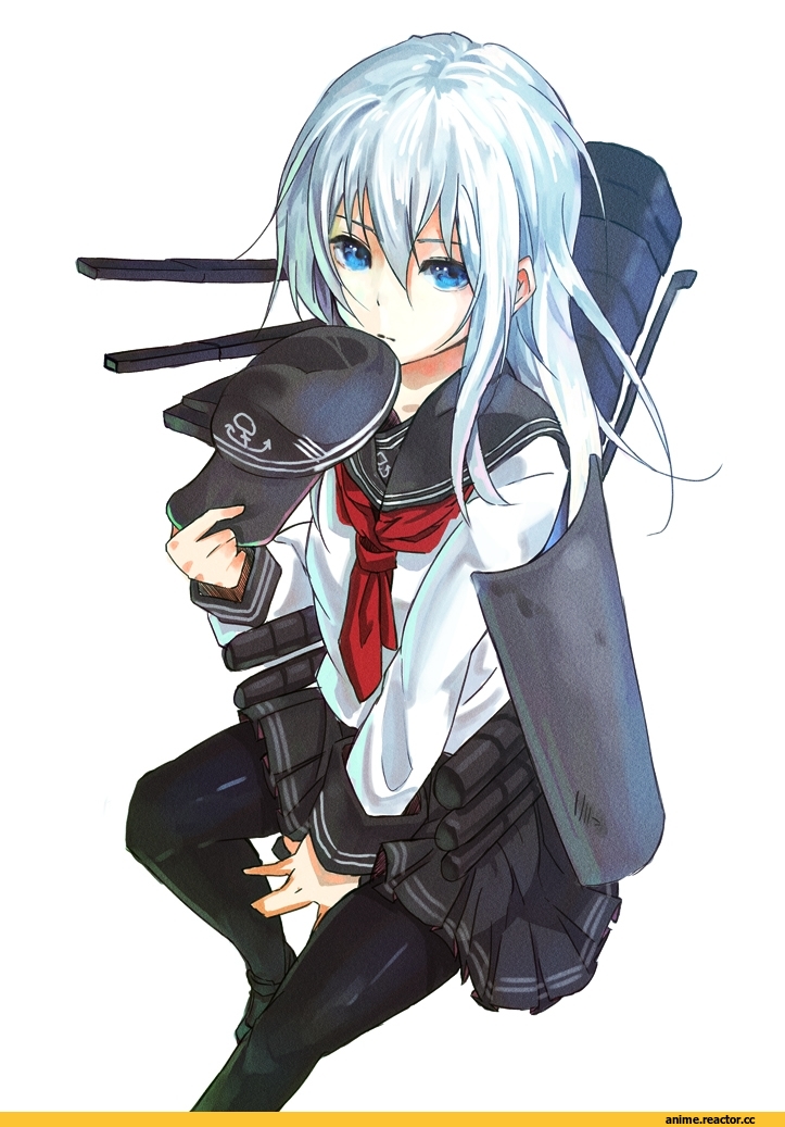 Hibiki (Kantai Collection), Kantai Collection, Аниме арт, kotarou (rakugaki shirushi), Anime