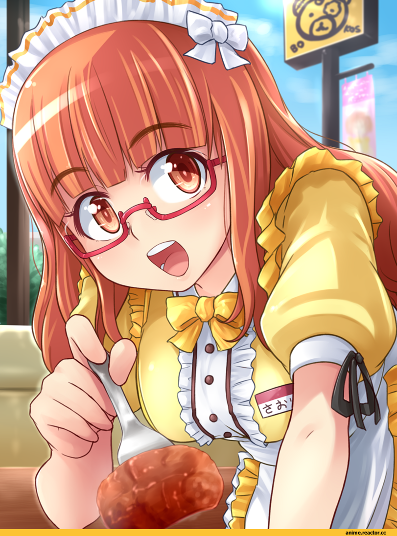 Girls und Panzer, Saori Takebe, Megane, kitayama miuki, Maid, Anime
