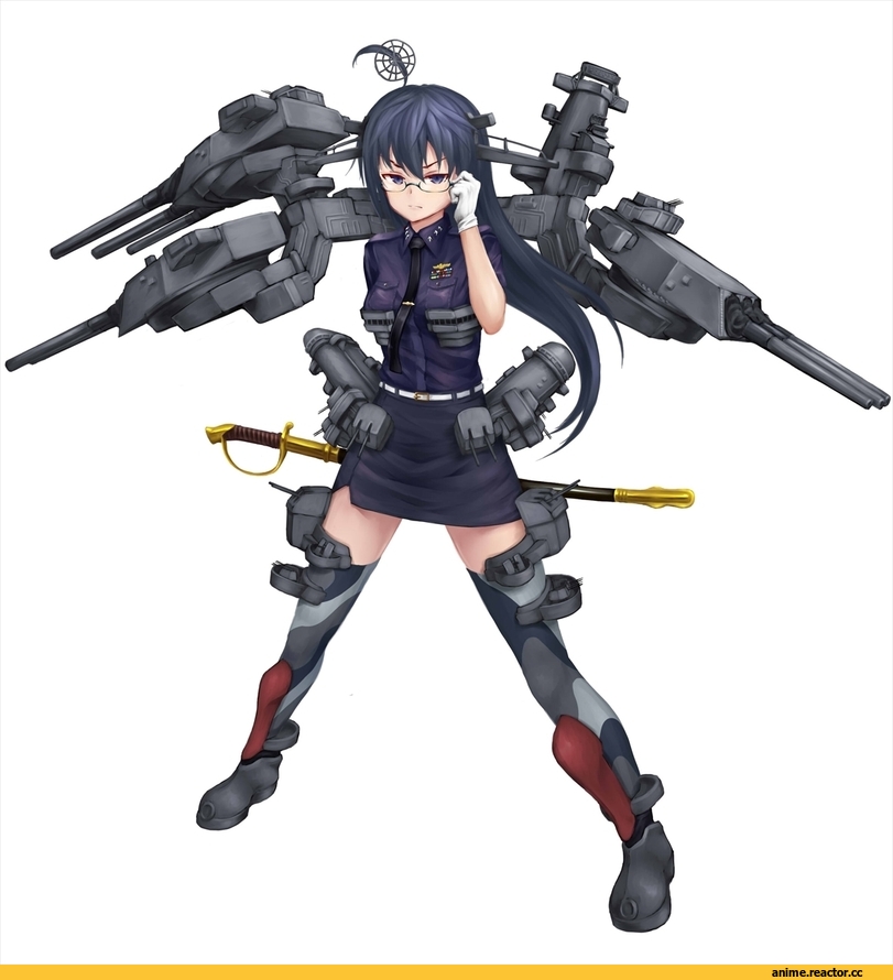 uss missouri (bb-63), Kantai Collection, Anime Original, Anime Art, tom-neko (zamudo akiyuki), Kantai Original, Anime