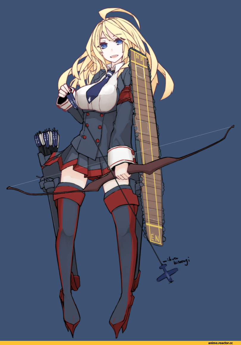 USS Enterprise (CV-6), uss missouri (bb-63), Kantai Collection, Anime Original, Anime Art, mikoto (oi plus), Kantai Original, Anime
