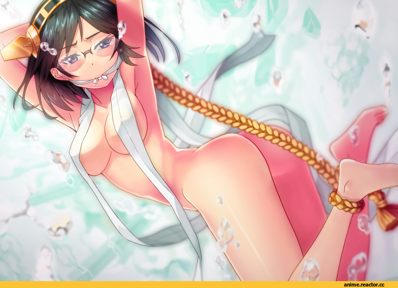 Kantai Collection, Kirishima (Kantai Collection), omgamilla, Adult BDSM, Anime Ero BDSM, Anime Ero, Anime Ero Megane, oshiri, Anime