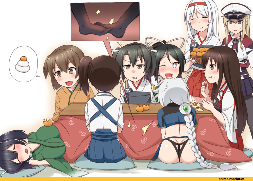 sama samasa, Zuikaku (Kantai Collection), Unryuu (Kantai Collection), Souryuu (Kantai Collection), Shoukaku (Kantai Collection), Katsuragi (Kantai Collection), Kaga (Kantai Collection), Hiryuu, Graf Zeppelin, Akagi (Kantai Collection), Anime, Kantai Collection