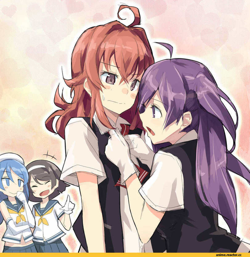 Kekemotsu, Arashi (Kantai Collection), Kantai Collection, Hagikaze (Kantai Collection), Tanikaze (Kantai Collection), Urakaze, Anime