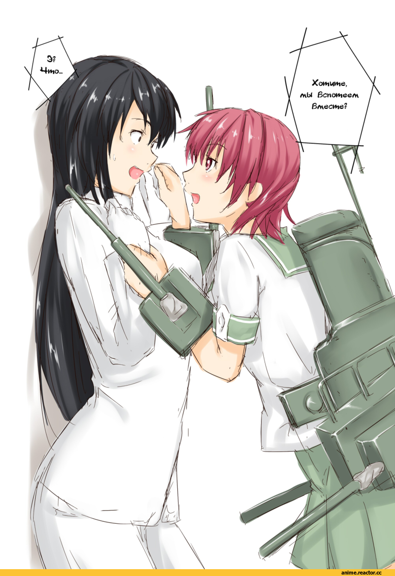 Kinu (Kantai Collection), Kantai Collection, Female Admiral (Kantai Collection), Niwatazumi, Anime Art, Anime