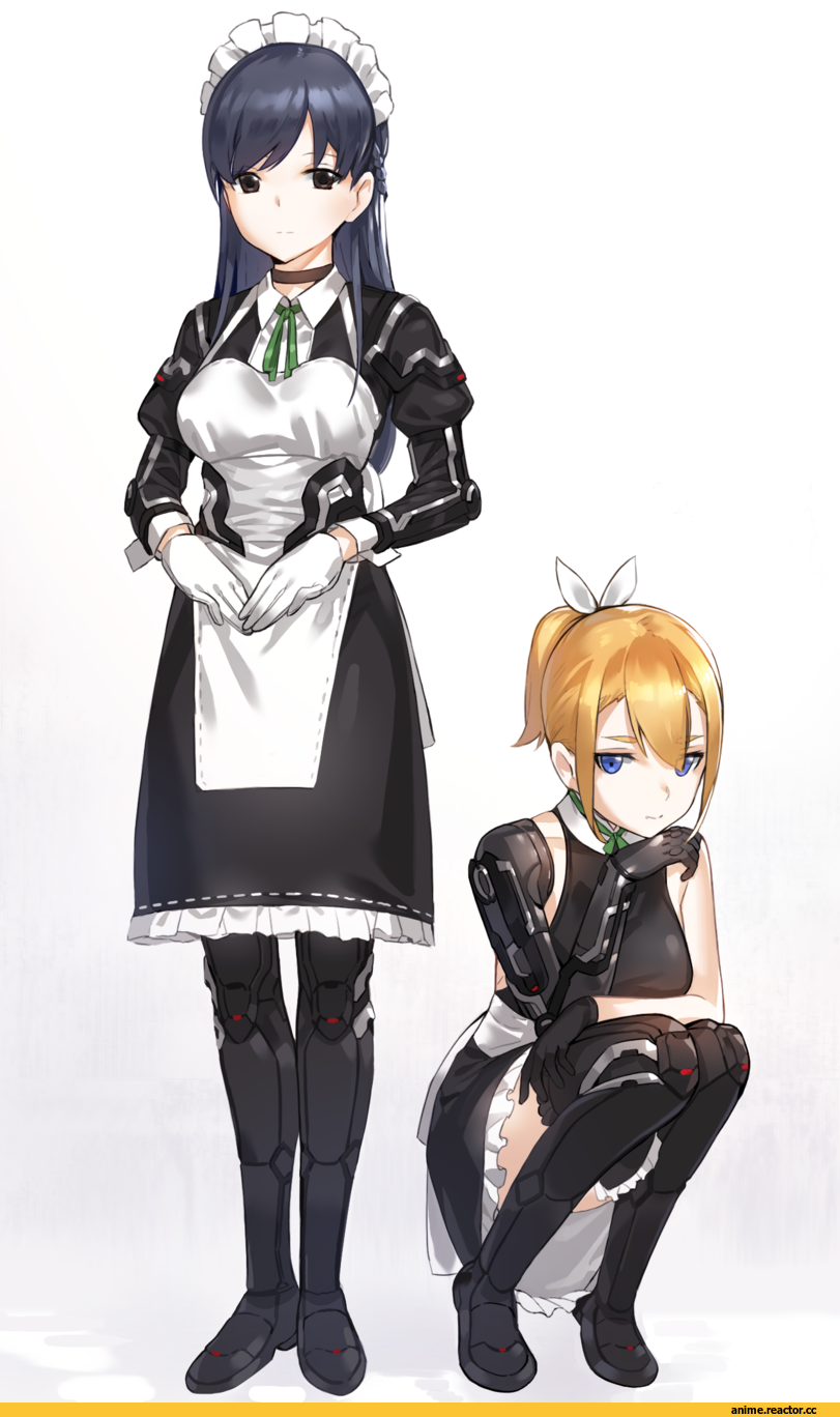Kfr, Anime Art, Maid, удалённое, Anime