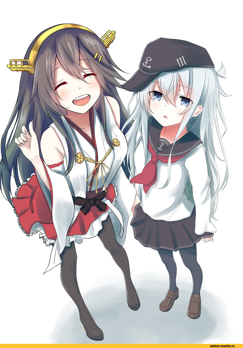 Kantai Collection, Hibiki (Kantai Collection), Haruna (Kantai Collection), Anime