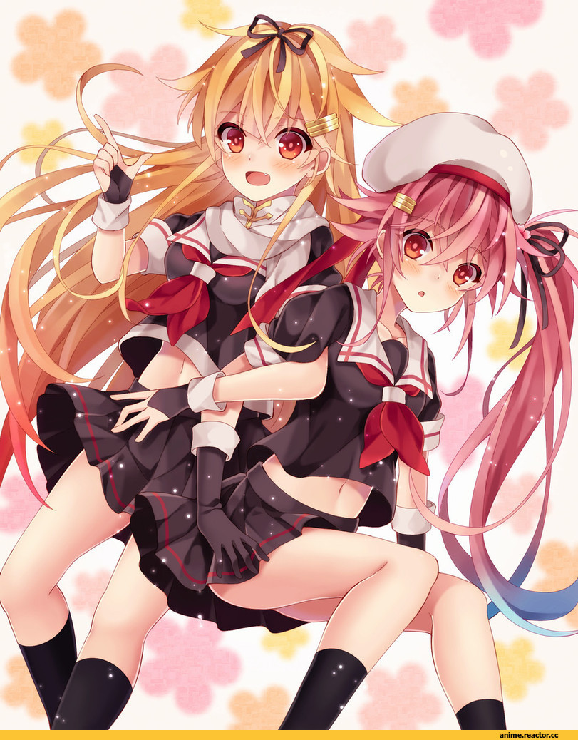 Yuudachi, Kantai Collection, Harusame (Kantai Collection), runako, Anime
