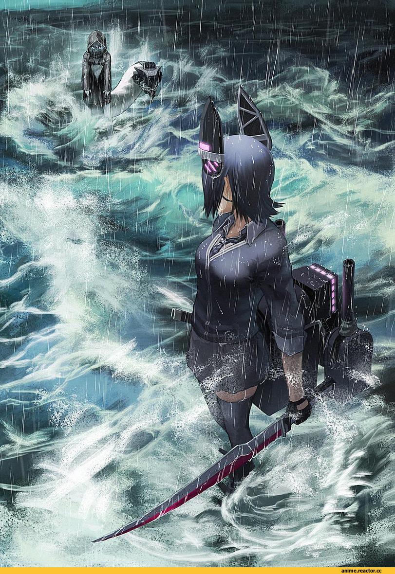Kantai Collection, tenryuu (kantai collection), Re-class Battleship, yue (yueanh), Shinkaisei-kan, Anime