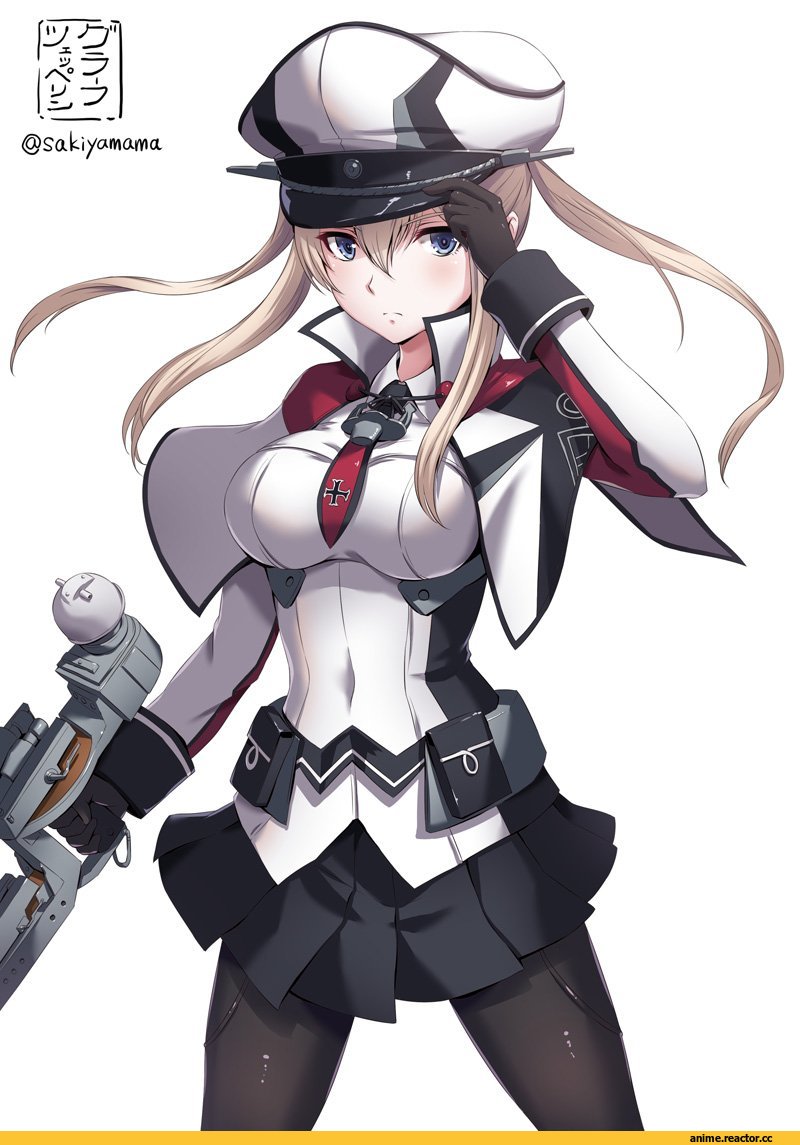 Sakiyamama, Anime Art, graf zeppelin (kantai collection), Kantai Collection, Anime
