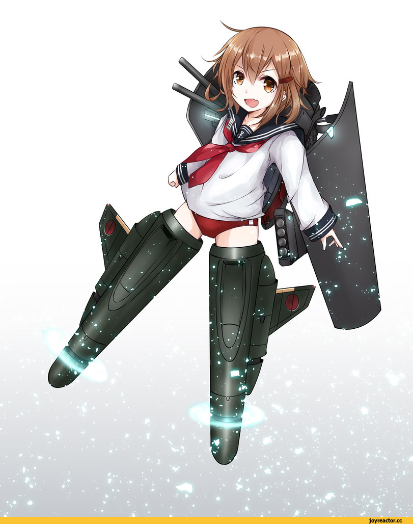 Ikazuchi, Kantai Collection, Anime Art, Colis (Regunm772), Strike Witches, фэндомы, crossover, Anime