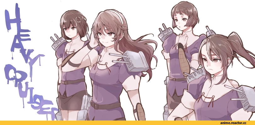 Ashigara (kantai collection), Kantai Collection, Haguro, Myoukou, Nachi, ikarin, Anime