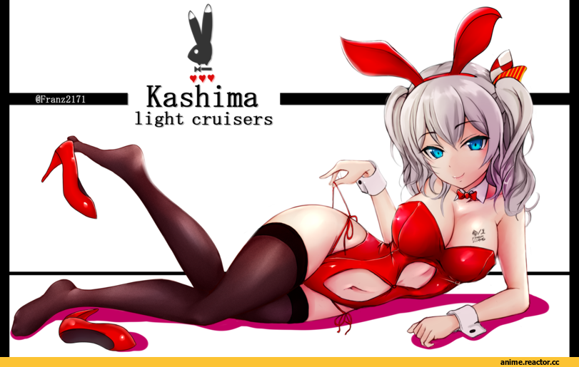 Kashima (Kantai Collection), Kantai Collection, franz (217franz), Playboy, Animal Ears, Anime Ero, Anime