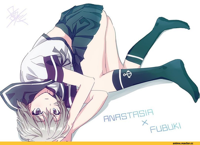 Idolmaster, Kantai Collection, Anastasia (Idolmaster), taku1122, crossover, Anime