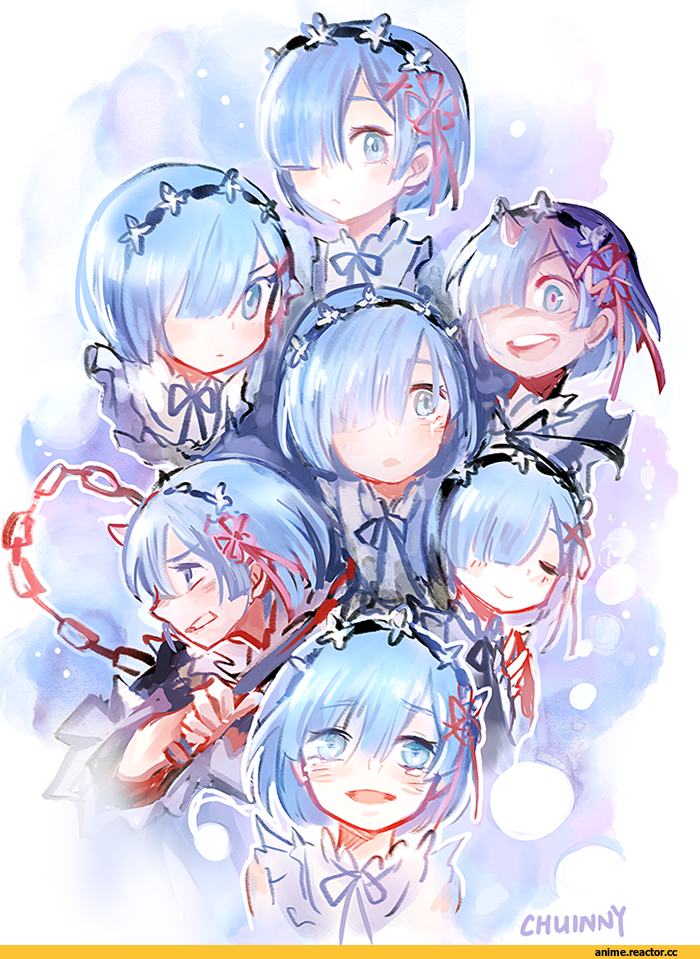 Re Zero Kara Hajimeru Isekai Seikatsu, Rem (re zero), chuinny, Anime