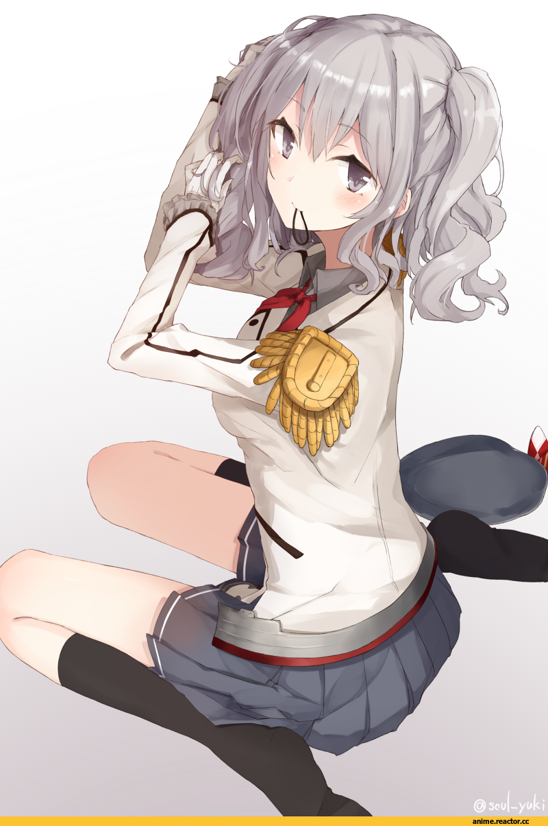 nuko miruku, Kashima (Kantai Collection), Kantai Collection, Anime