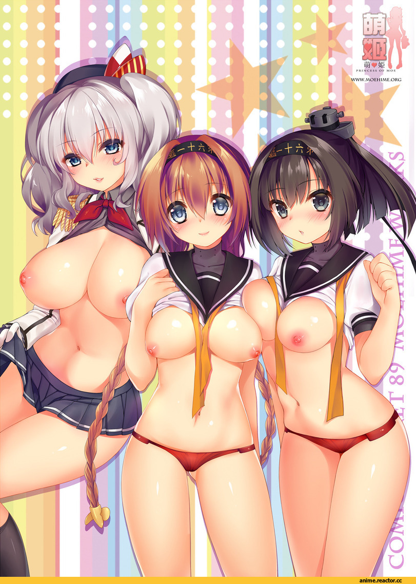 Kashima (Kantai Collection), Kantai Collection, Akizuki (Kantai Collection), Teruzuki (Kantai Collection), obiwan, Anime Ero Oppai, Anime Ero, Anime