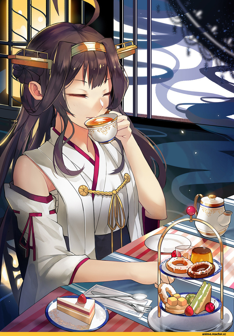 Kongou (Kantai Collection), Kantai Collection, Tsubasa19900920, Anime Art, Anime