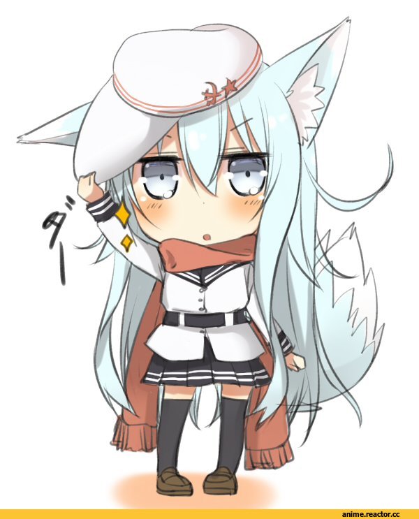 Verniy, Kantai Collection, Nonono (Mino), Animal Ears, Anime