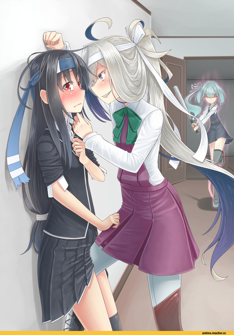 Kantai Collection, Asashimo (Kantai Collection), Hatsushimo (kantai collection), Kasumi (Kantai Collection), Shoujo Ai, Anime