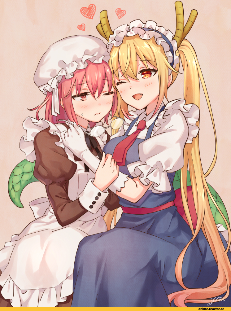 Tooru (MaiDragon), Kobayashi-san Chi no Maid Dragon, Kobayashi (MaiDragon), Maid, yutsumoe, Anime