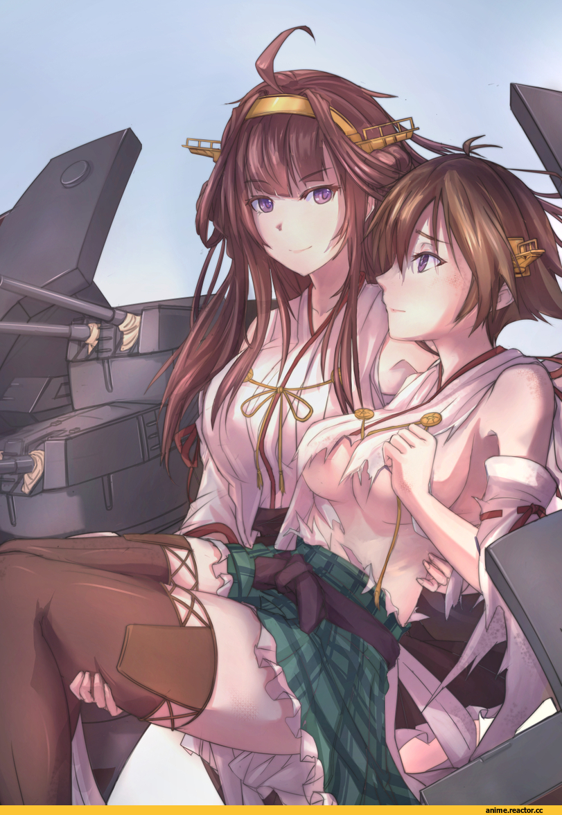 Kongou (Kantai Collection), Kantai Collection, hiei (kantai collection), Anime Art, antiqq, Anime Ero, Anime