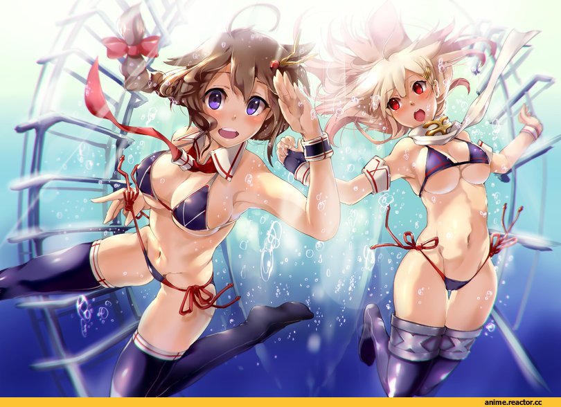 Shigure (Kantai Collection), Kantai Collection, Yuudachi, Anime Ero Swim, Anime Ero, Armadillo-Tokage, Anime Art, Anime