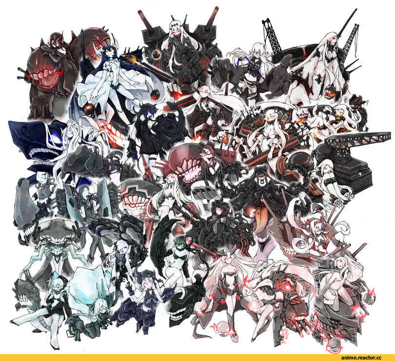 Airfield Hime, battleship hime, Destroyer Hime, Isolated Island Oni, Midway Hime, Northern Ocean Hime, Re-class Battleship, Seaport Hime, Ta-class Battleship, Wo-Class Aircraft Carrier , Anime, Kantai Collection, neko miya, Anchorage Hime, tsu-class light cruiser, Armored Aircraft Carrier Hime, Destroyer Water Oni, Submarine Hime, Seaport Water Oni, Southern Ocean War Hime, Seaplane Tender Hime, Chi-Class Torpedo Cruiser, Air Defense Hime, Ri-Class Heavy Cruiser, Ne-Class Heavy Cruiser, Anchorage Water Oni, Light Cruiser Hime, Battleship Water Oni, Aircraft Carrier Water Oni, Aircraft Carrier Hime, Ru-class Battleship