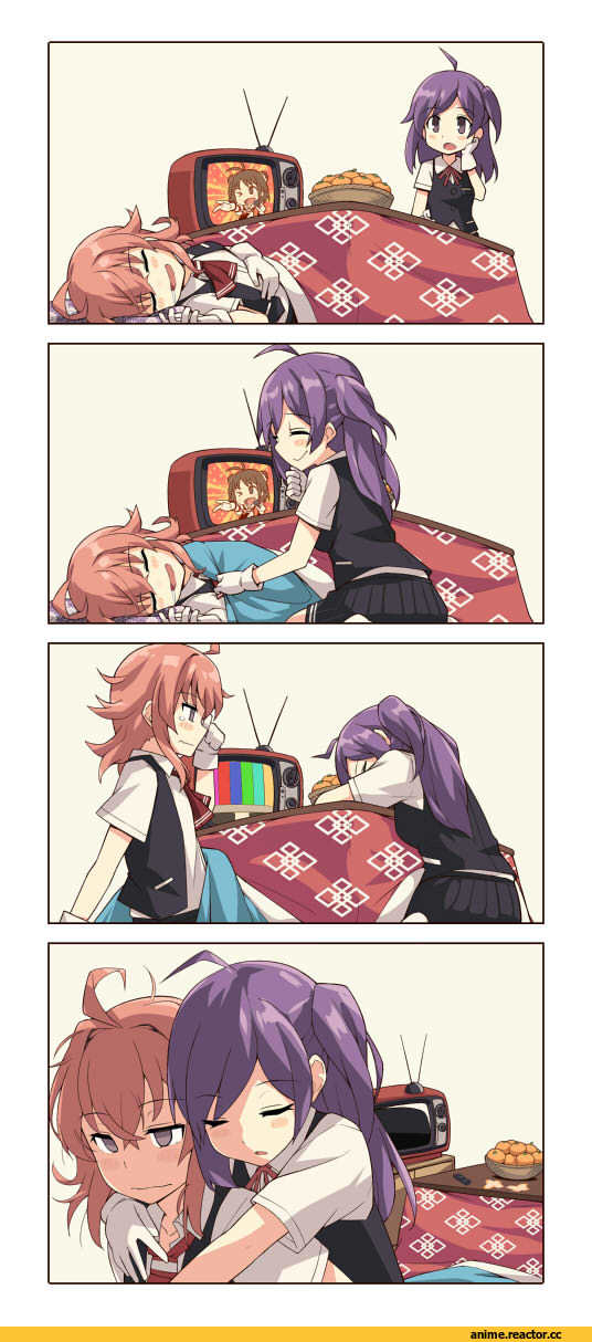 Kekemotsu, Arashi (Kantai Collection), Kantai Collection, Hagikaze (Kantai Collection), Naka (Kantai Collection), Anime