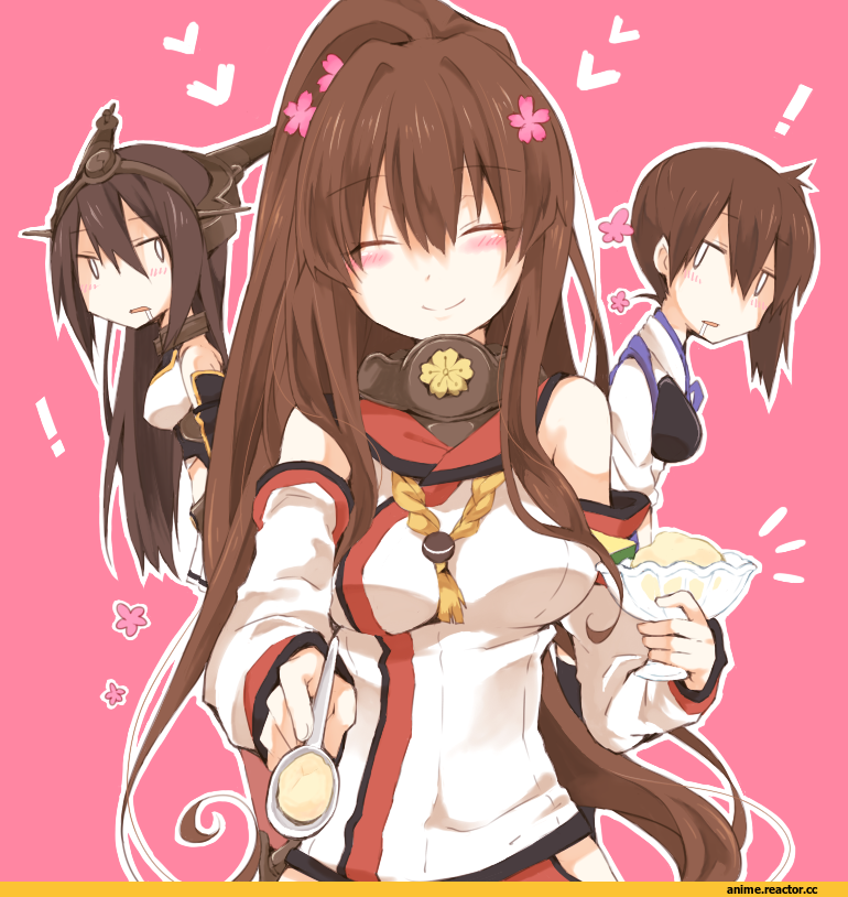 Nagato (Kantai Collection), Kantai Collection, Yamato (Kantai Collection), nanashi (nns302655), Kaga (Kantai Collection), Anime