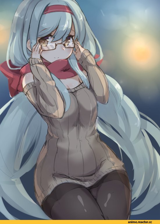 Yamaarashi, Shoukaku, Kantai Collection, Megane, Anime