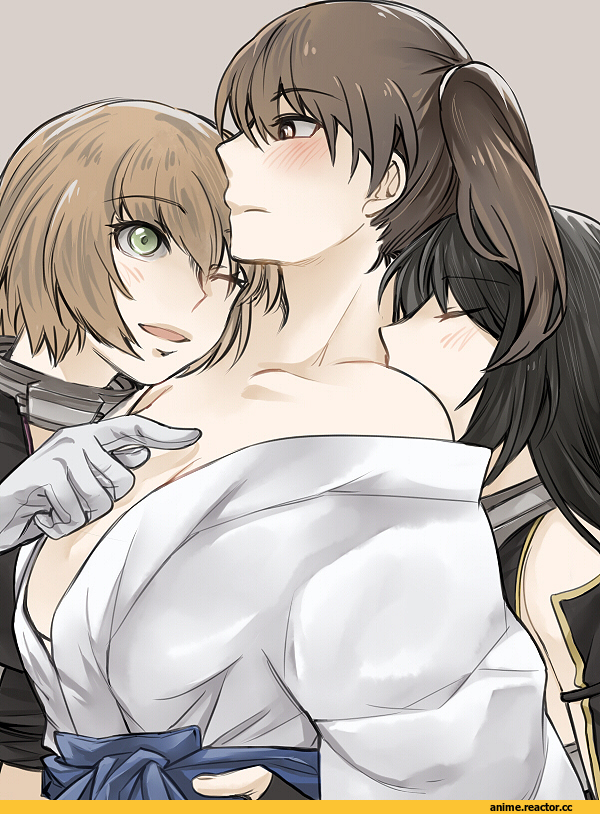 Kaga (Kantai Collection), Kantai Collection, Mutsu (Kantai Collection), Nagato (Kantai Collection), bai lao shu, Anime