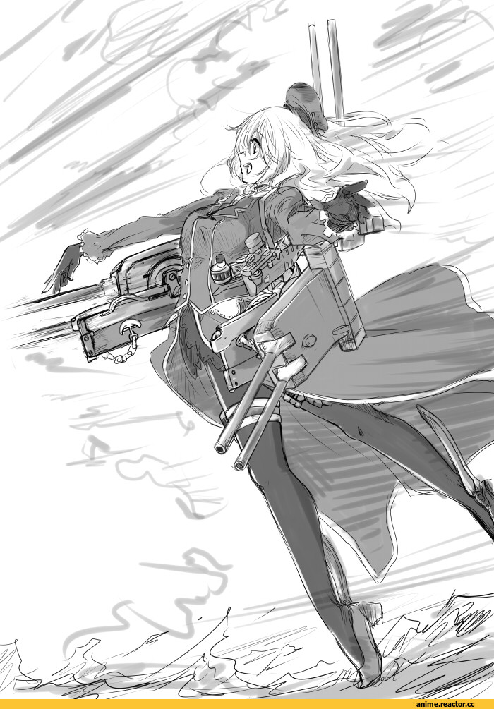 Atago (Kantai Collection), Kantai Collection, Monochrome (Anime), Anime Art, Anime